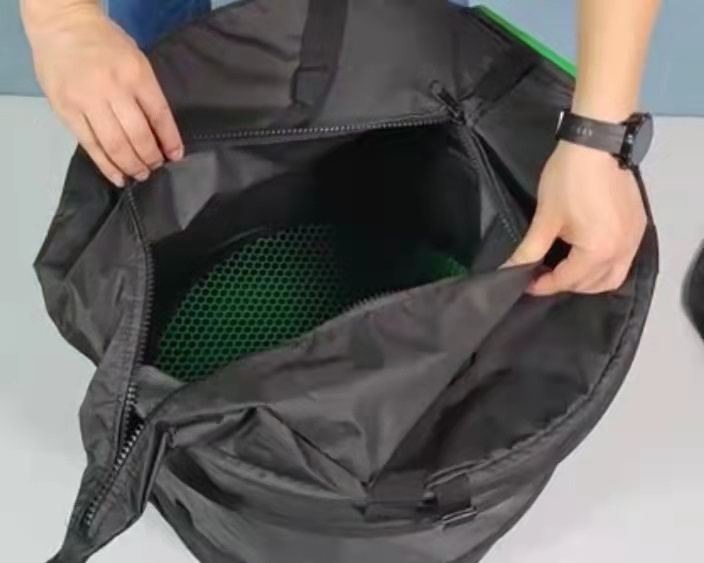 Garden Grass Trimmer Bag Waterproof Dry Black Hydroponics Leaf Bowl Trimming Bag