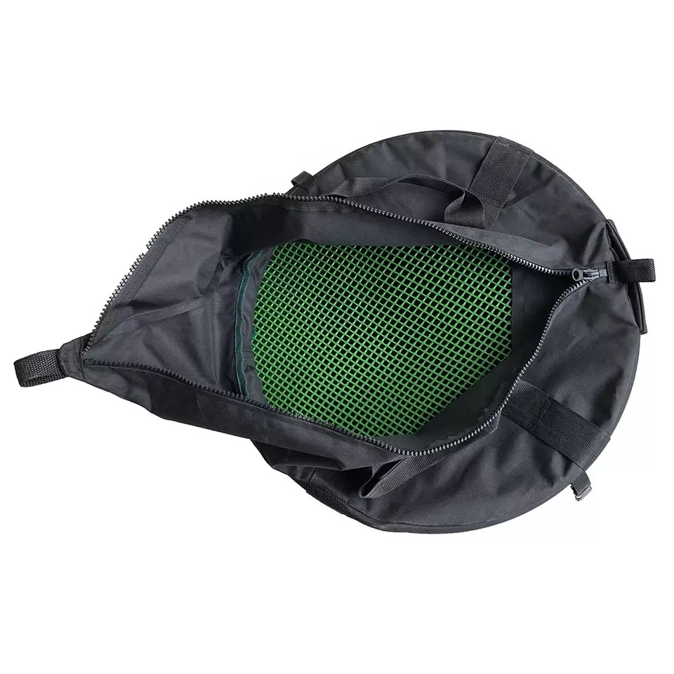 Garden Grass Trimmer Bag Waterproof Dry Black Hydroponics Leaf Bowl Trimming Bag