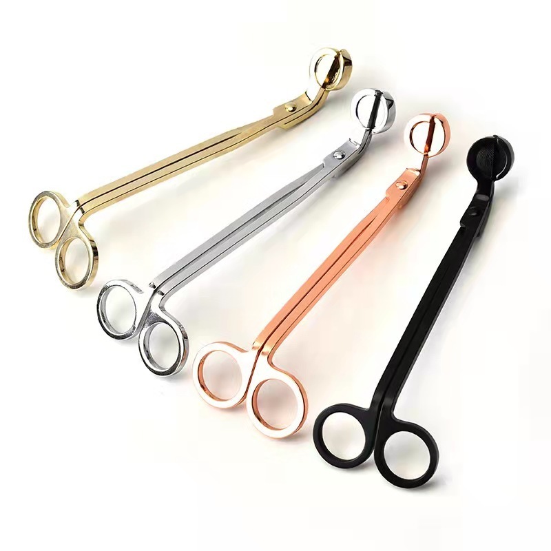 Candle Scissors Wick Trimmer Polished Stainless Steel Wick  Cutter Scissors Candle Accessories