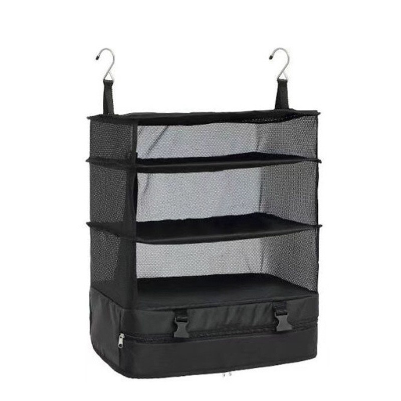 Travel Luggage Organizer Portable Hanging Travel  Shelves Bag foldable travel bag