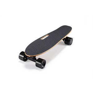 24v 2ah high speed 22km/h Single core drive 4 wheel maple deck long range electric skateboard with controller