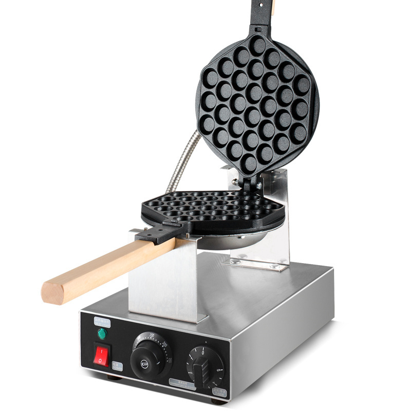 Commercial Snack Machine Egg Roll Waffle Maker HongKong Blegain Bubble Waffle Maker