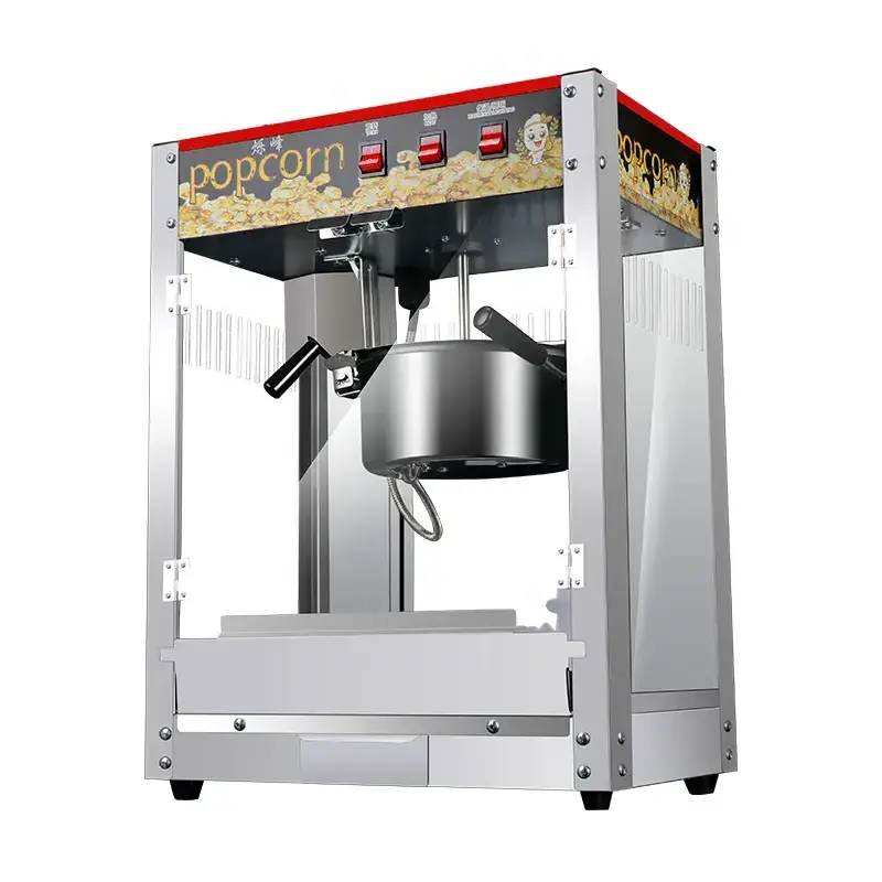 High Quality Commercial Automatic Popcorn Vending Maker Electric Countertop Popcorn Machine