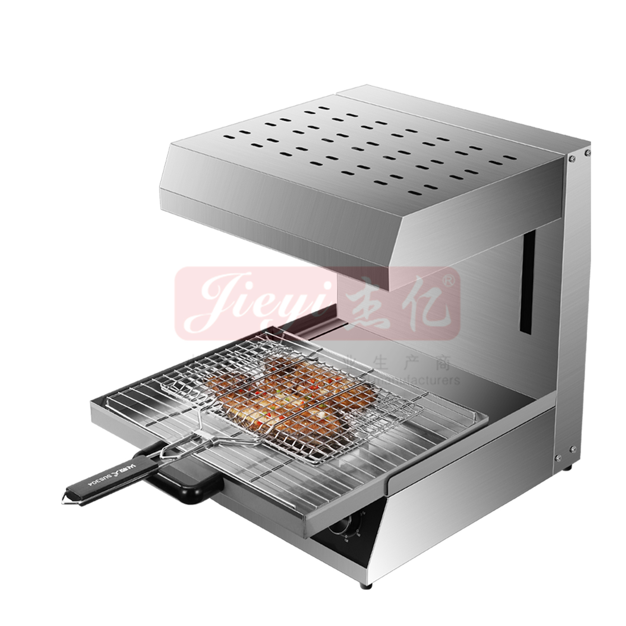 Professional Adjustable Lift Salamander Electric BBQ Grill Salamander Grill Oven / Electric Salamander