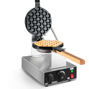 Non Stick Bubble Egg Waffle Maker Commercial electric heating waffle machine double-sided heating affle furnace