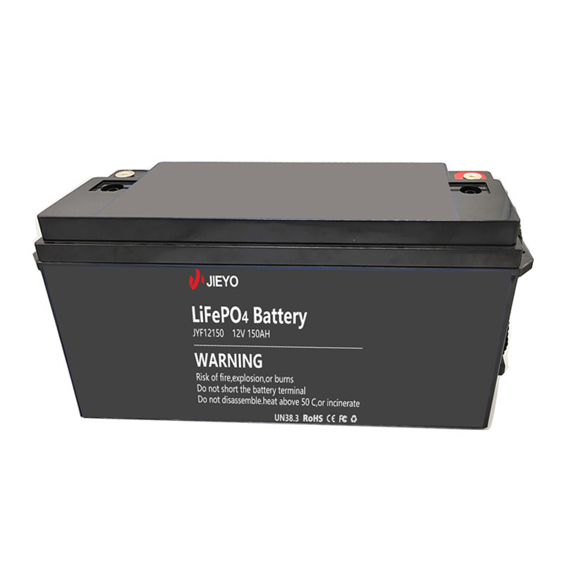 Jieyo LFP Battery Golf Car Boat Solar Energy Storage Battery Pack 12v 20ah 50ah 100ah 150ah 200ah Lithium Battery