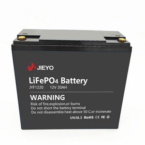 Jieyo LFP Battery Golf Car Boat Solar Energy Storage Battery Pack 12v 20ah 50ah 100ah 150ah 200ah Lithium Battery