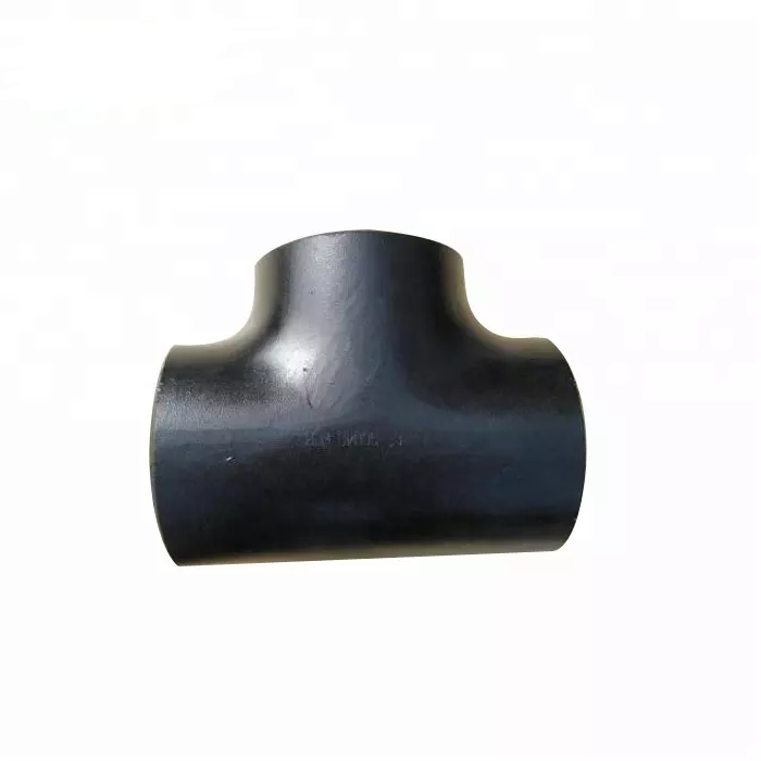 Custom Butt Welding Reducing Seamless Tee Cold drawn Carbon Steel Tee Large Diameter fittings