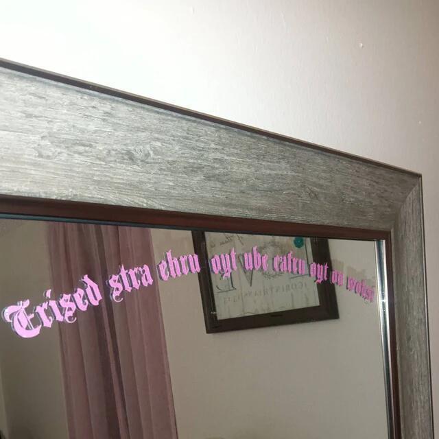 Removable Custom Inspiration Affirmation Mirror Vinyl Decal Stickers For Mirror Decoration