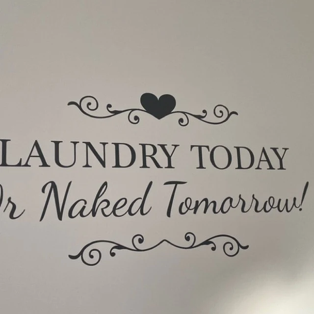 Custom Laundry Room Wall Quote Art Vinyl Lettering Decal Sticker Kitchen Home Decor Wall Sticker