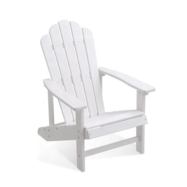 Jaalex Easy Assembly Outdoor Modern Wooden Garden Adirondack Chairs Portable Beach Folding Chair