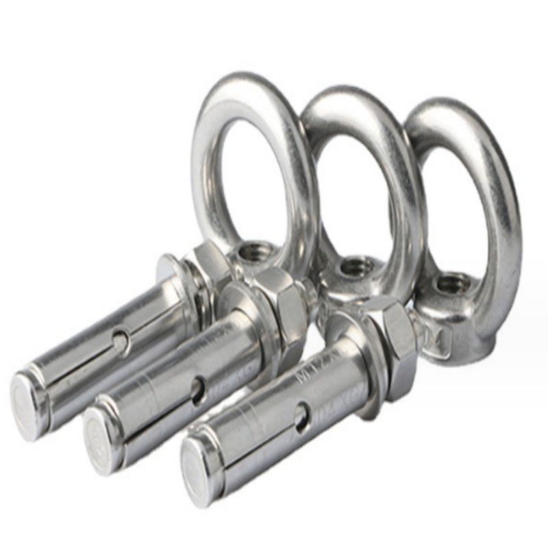 304 stainless steel ring expansion screw swing sandbag ring pull explosive belt ring hook bolt