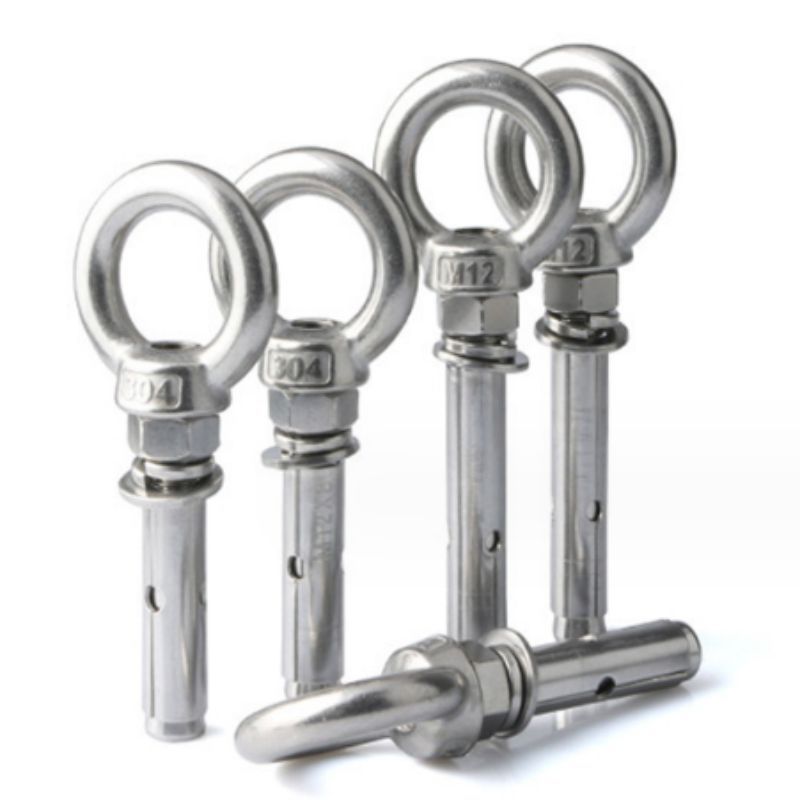 304 stainless steel ring expansion screw swing sandbag ring pull explosive belt ring hook bolt