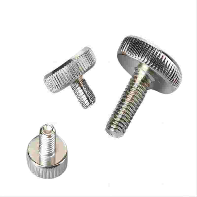 Large flat head cross slot nickel plated screws TM umbrella head machine bolts Mushroom head machine screws