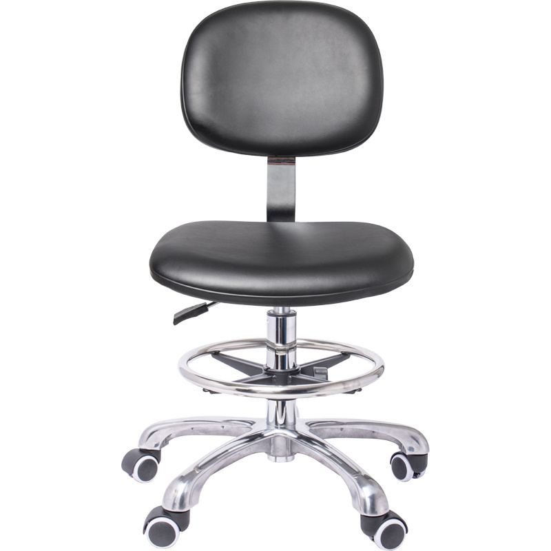 Warehouse Direct Sales Lab Chair PU Seat Best Price for laboratory stool PU Adjustable Height Chair