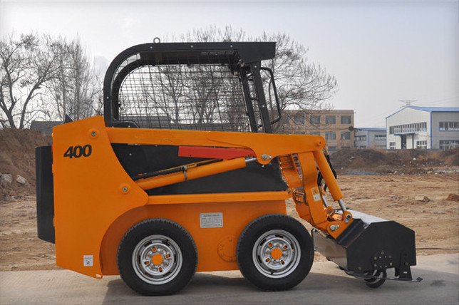 Factory low price HY400 compact mini wheel skid steer loader Mini Loader for sale