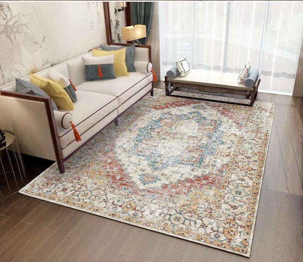 anti-slip and foldable carpet turkey sheep plush turkish carpets and rugs lving room vintage style persian plush