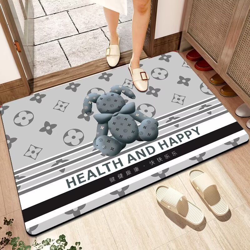 High Quality Washable All-Season Availability Mat Easy To Clean Rugs For Bath Room Moroccan Luxury Anti-Fatigue Softer 3D Carpet