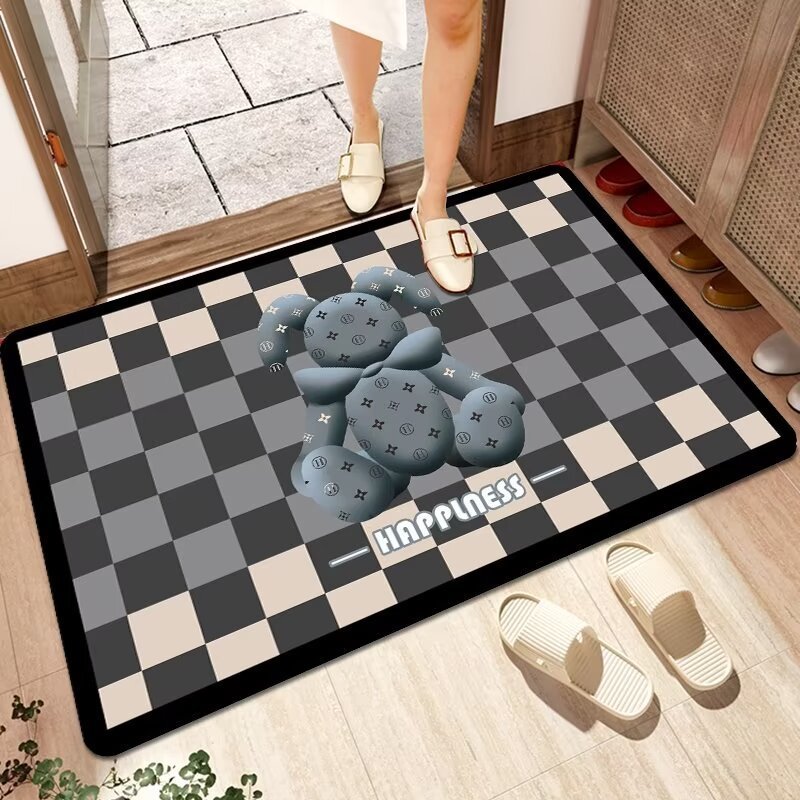 High Quality Washable All-Season Availability Mat Easy To Clean Rugs For Bath Room Moroccan Luxury Anti-Fatigue Softer 3D Carpet