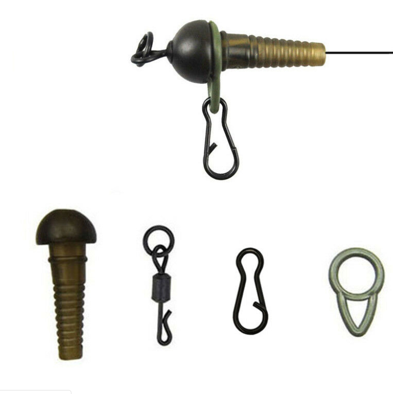 Safety Lead Sleeves Run Rig Rings Speed Links Quick Change Swivel Carp Fishing Accessories Terminal Tackle