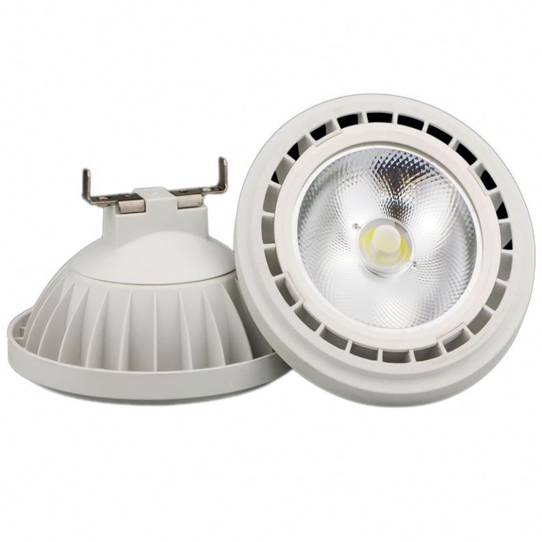 Dimmable COB AR111 Spotlight 25W LED ES111 recessed ceiling Light source Warm white G53 GU10 base 12V-265v qr111 downlight