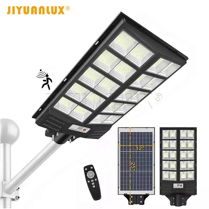 1000W Solar Street Light Outdoor Portable Integrated Sensor Solar Powered Garden Light All In One Solar LED Street Light