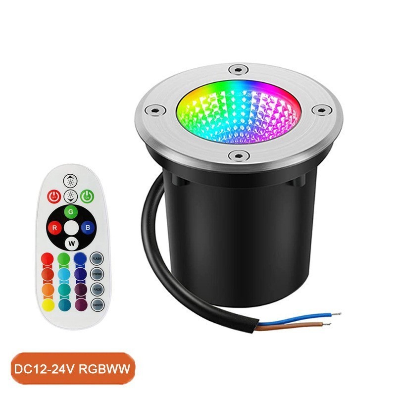 OEM ODM LED Inground Light Smart APP RGB Color Changing Remote IP65 Waterproof Buried Lamp Recessed Light LED Underground Lights