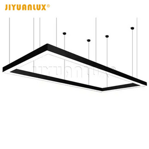 High Quality Indoor Commercial Office Hanging Linear Lamp 36W 48W 60W Led Chandelier Pendant Light