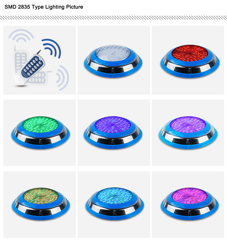 Ip68 Waterproof Rgb Wifi Remote Control Swim Pool Lmap Submersible Underwater Led Swimming Pool Lights