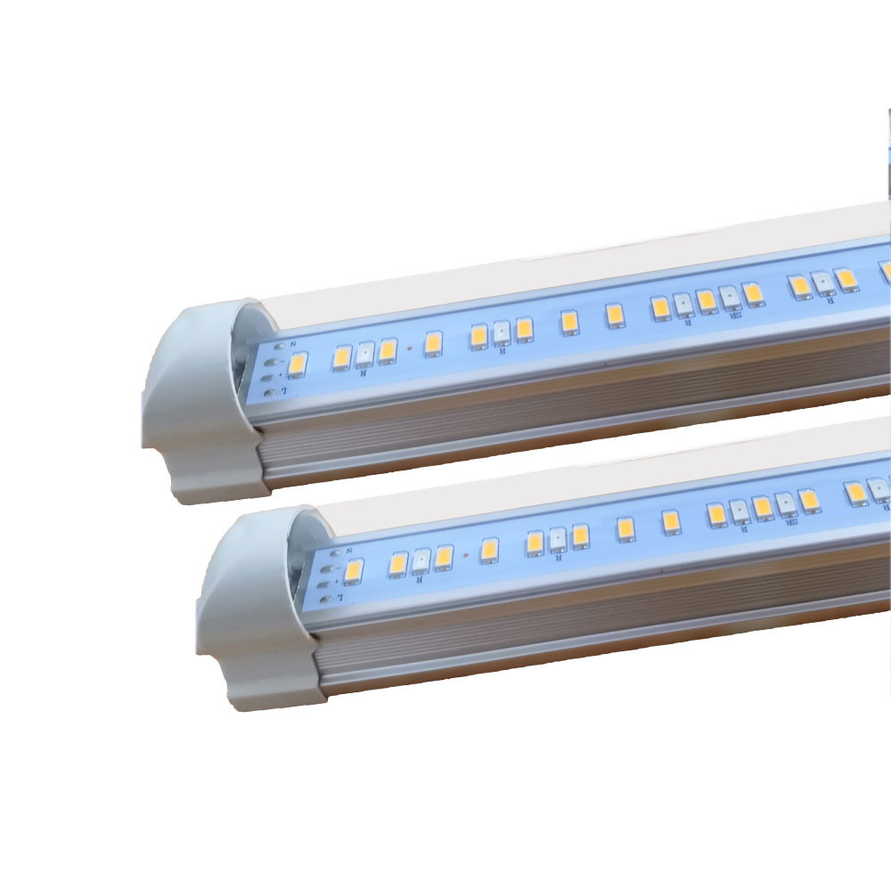 UVC 275nm UVA 395nm ultraviolet sterilization T5 T8 integrated led tube light 0.3m 0.6m 0.9m 1.2m germicidal fluorescent lamp