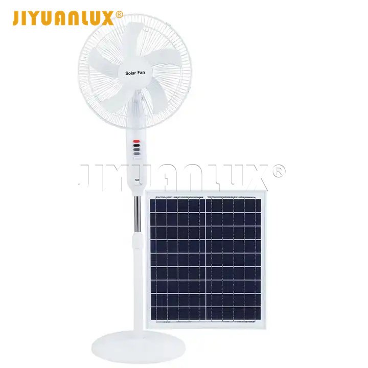 Rechargeable USB Indoor Outdoor 18 Inch Solar Powered Fans For Home