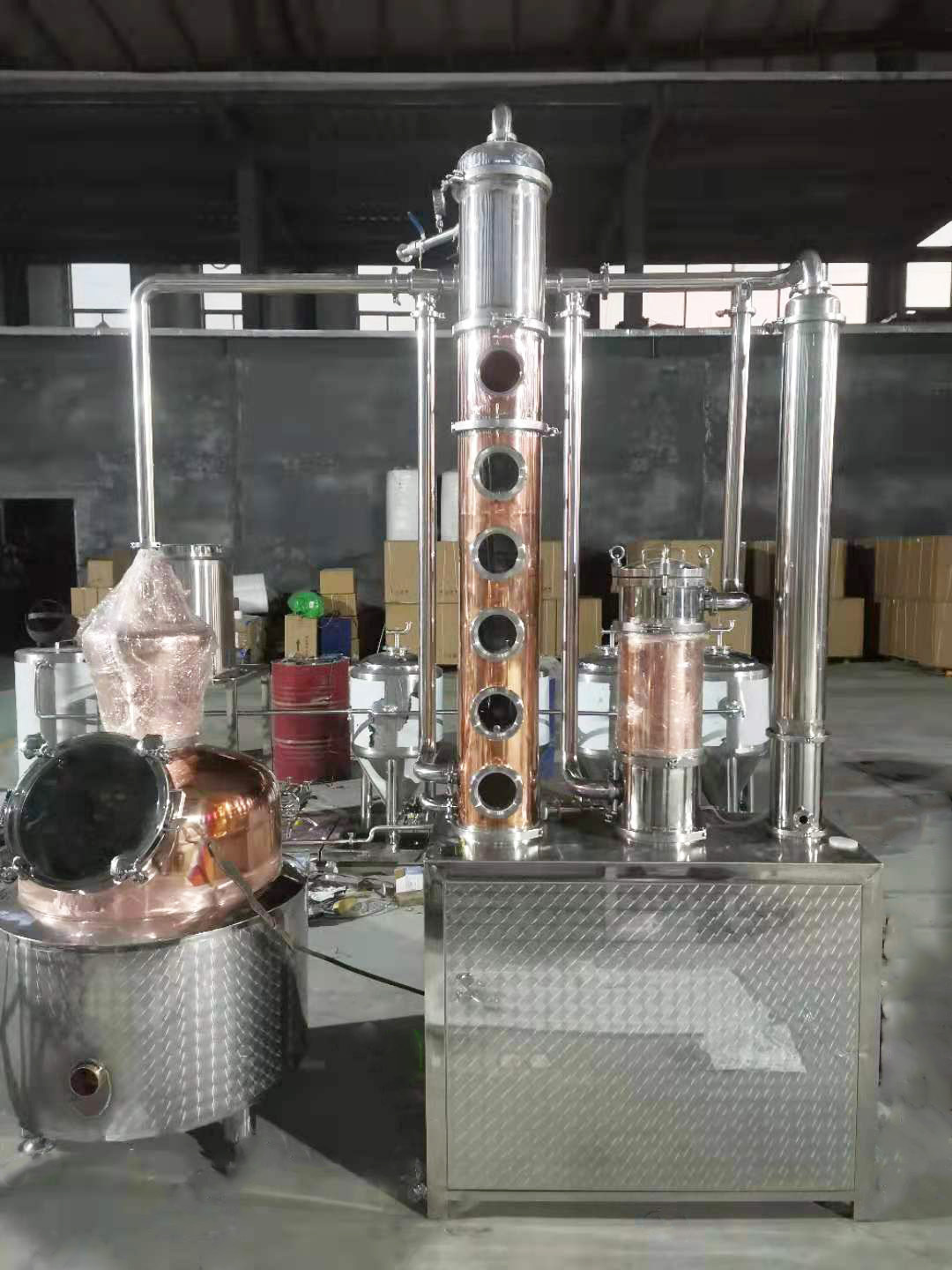 Hot sale Hybrid, Whiskey, Vodka and Gin Distiller/distillery equipment