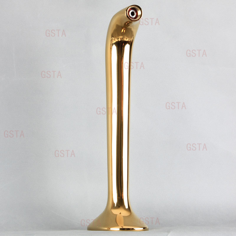 cobra type golden column beer tower with one faucet, drink beer tower,craft beer tower