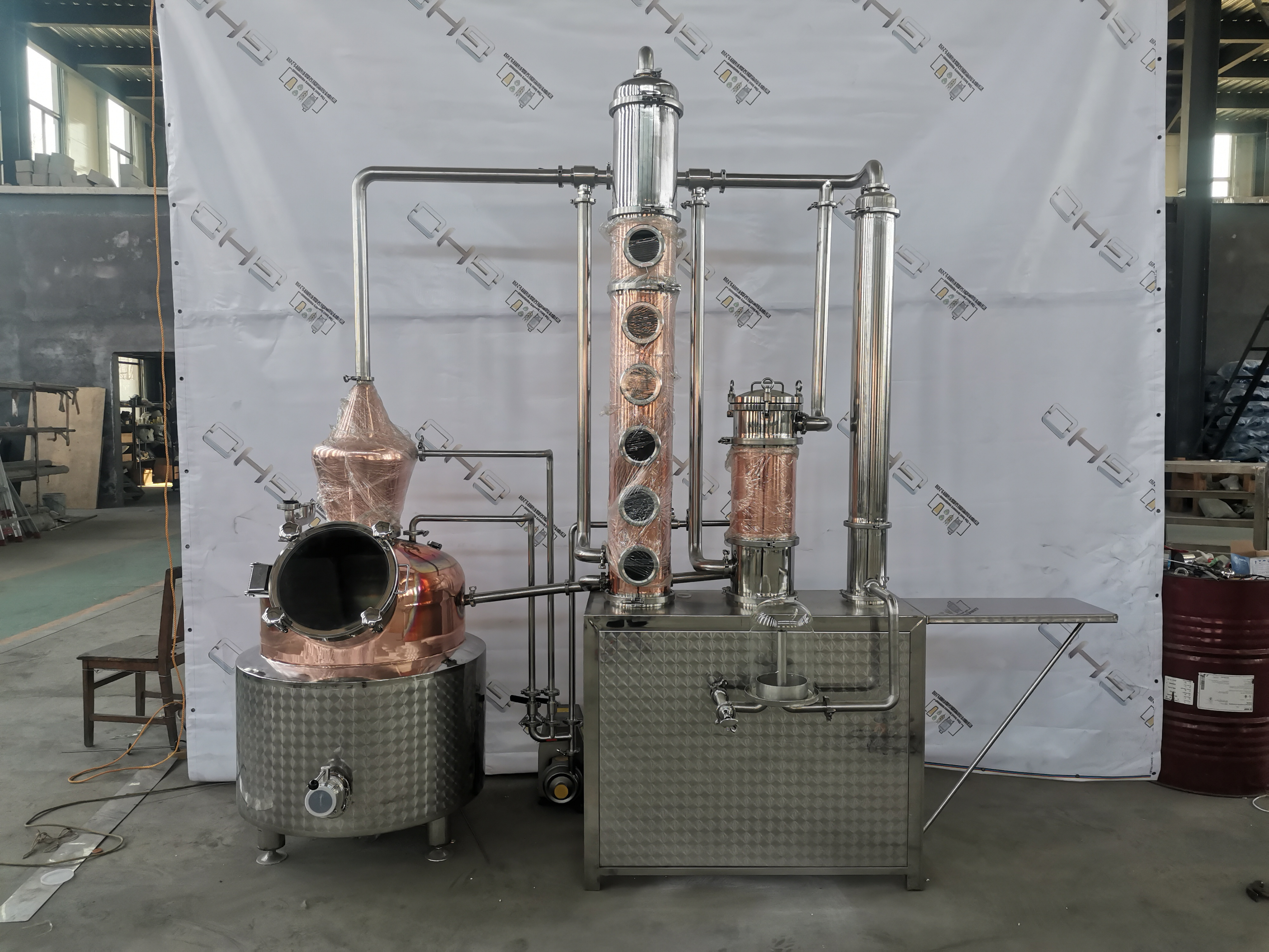 Hot sale Hybrid, Whiskey, Vodka and Gin Distiller/distillery equipment