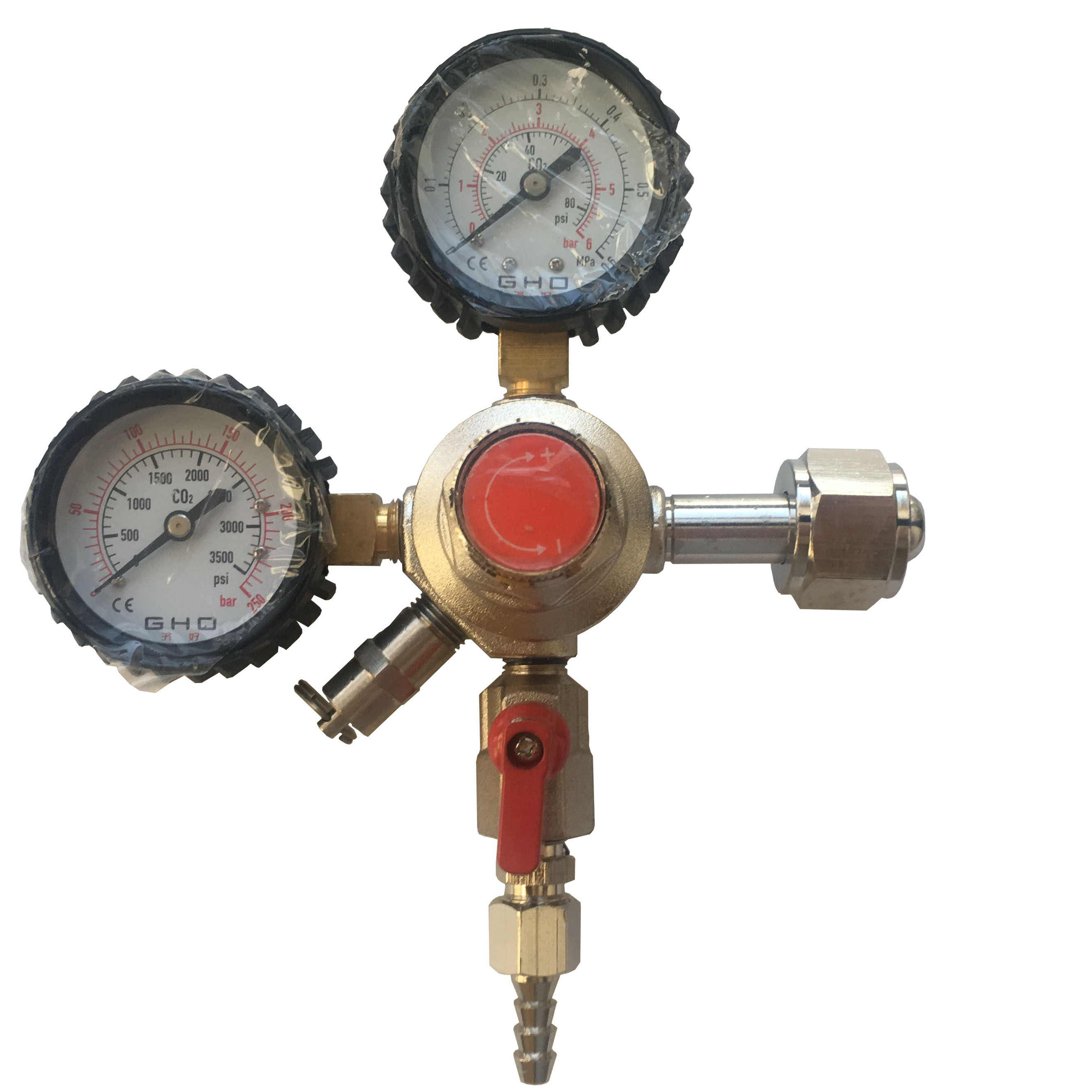 Dual Gauge Regulator for CO2 regulator