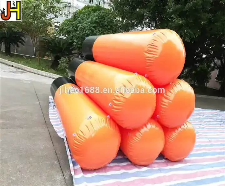 Outdoor Sport Game Inflatable Shooting Arena, Inflatable Paintball Bunkers for Adults and Kids