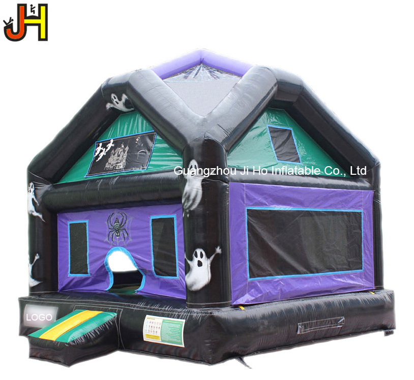 Halloween Themed Inflatable Bouncy Castle Haunted House Inflatable Jumper Ghost Inflatable Bouncer Castle For Sale