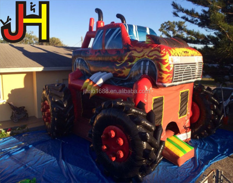 Hot Sale Inflatable Monster Truck Bouncer, Inflatable Monster Truck Castle