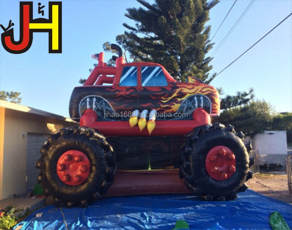 Hot Sale Inflatable Monster Truck Bouncer, Inflatable Monster Truck Castle