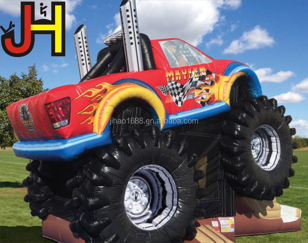 Hot Sale Inflatable Monster Truck Bouncer, Inflatable Monster Truck Castle