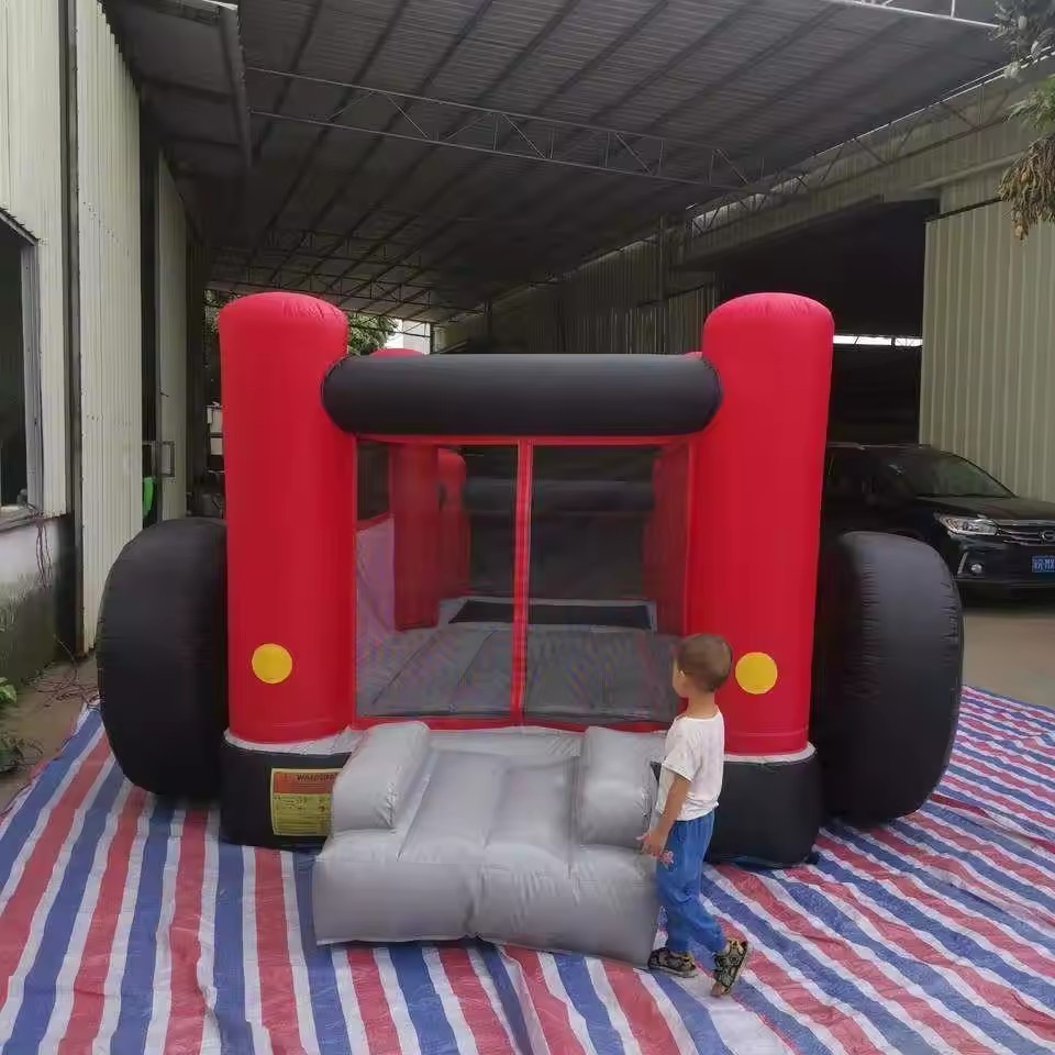 Inflatables Custom mini home party slide Inflatable car bouncer children ball pool for Sale