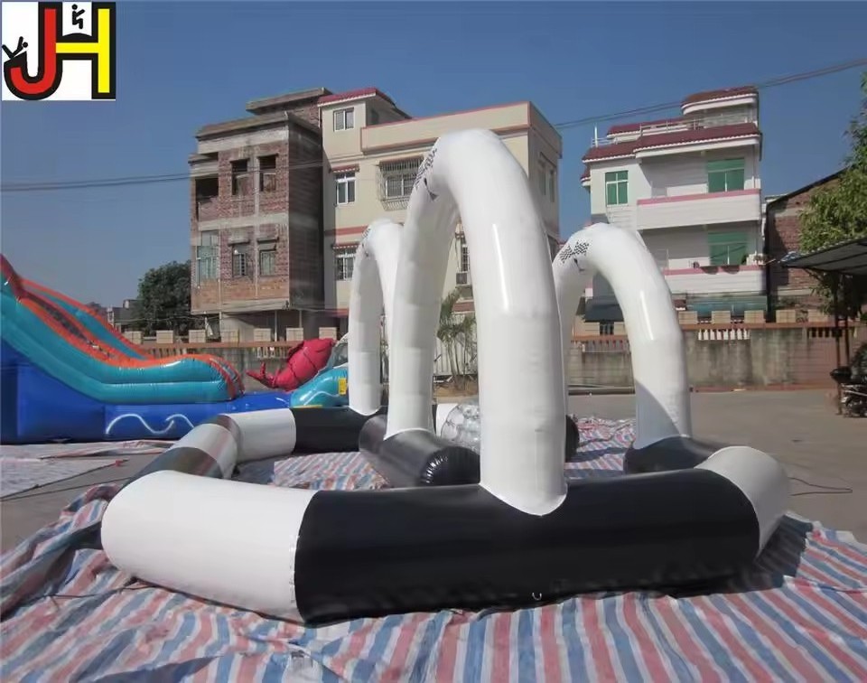 Airtight Inflatable Speedway Go Kart Race Track Inflatable Race Car Circuit Human Zorb Ball Race Track For Sale