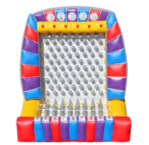 Sport Challenge Inflatable Plinko Game, Inflatable Plinko Bounce House, Inflatable Carnival Game For Adults And Kids