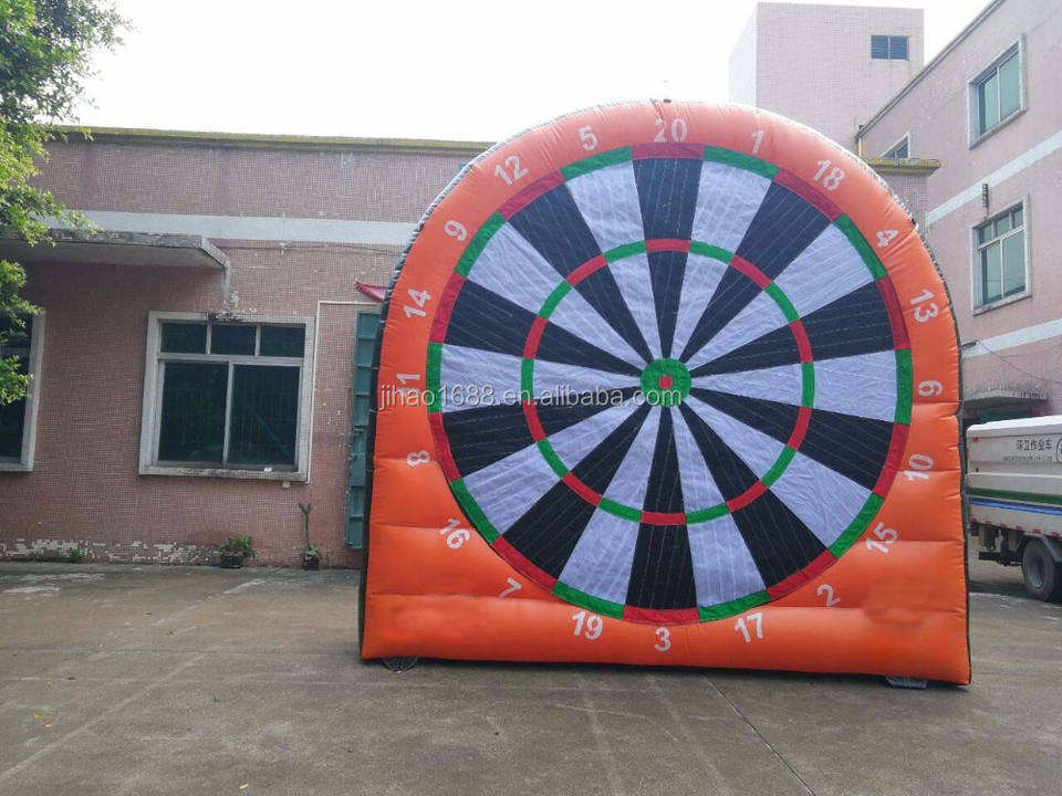 High Quality Inflatable Dart Board/Football Shoot Game, Customized Inflatable Football Soccer Dart for Outdoor Games