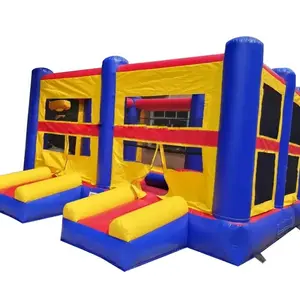 Inflatable 5 in 1 Sports Combo Boxing Ring Games Joust Arena Jumping Bouncer