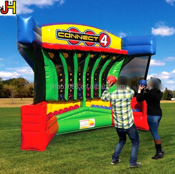 Connect 4 Inflatable Basketball Sport Games Inflatable Basketball Connect 3 Carnival Game For Party