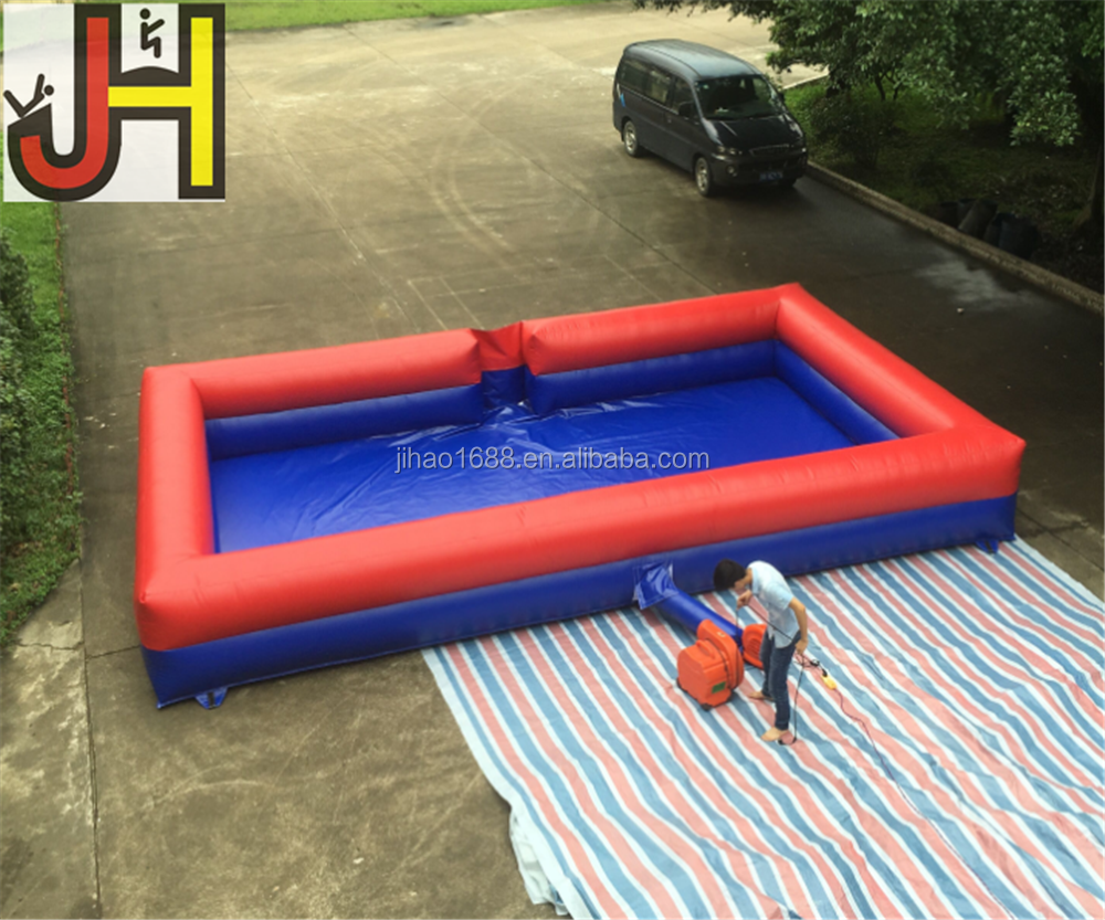 PVC Tarpaulin Inflatable Gaga Pit Ball Game, Portable Inflatable Adults Gaga Ball Pit