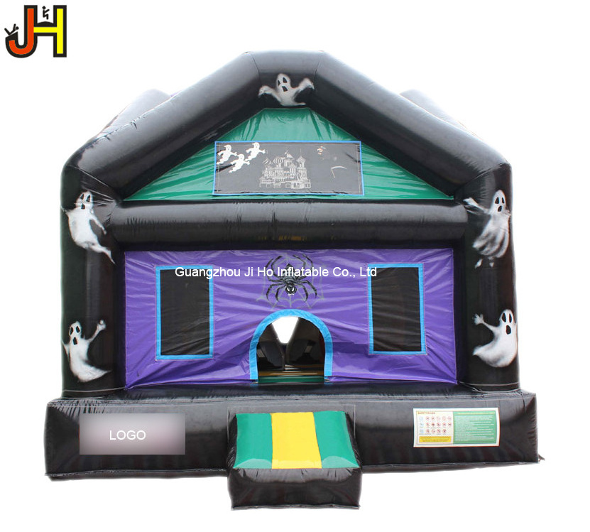 Halloween Themed Inflatable Bouncy Castle Haunted House Inflatable Jumper Ghost Inflatable Bouncer Castle For Sale