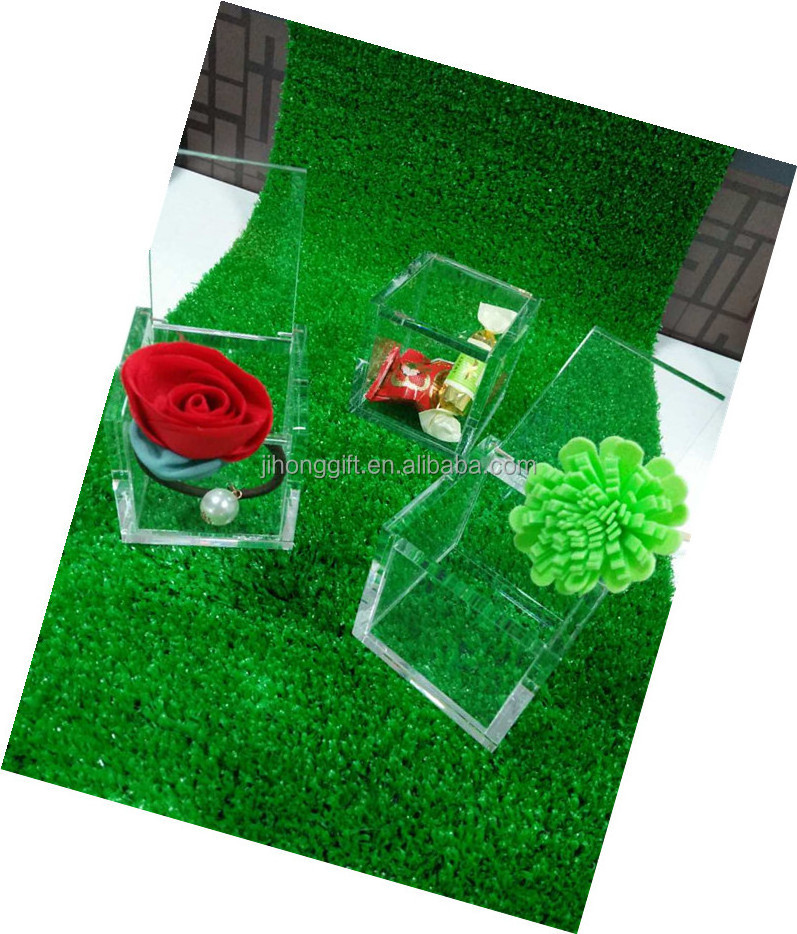 OEM hot sale acrylic candy display case with lid