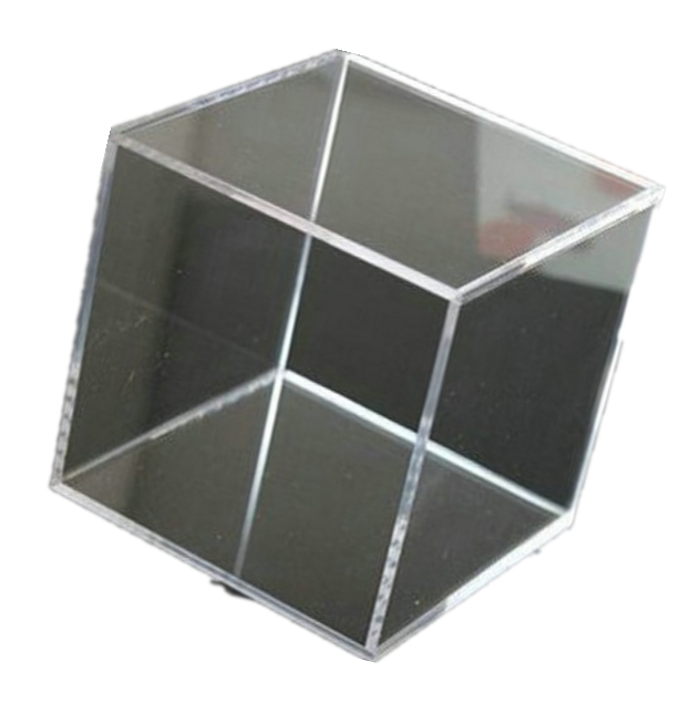 6 sided Crystal Clear Acrylic Display Storage Boxes Cube wholesale